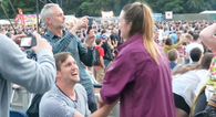 WATCH: Man proposes to his girlfriend during The National at Longitude