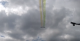 WATCH: Italian Aerobatic Display Team fly over Dublin bearing Irish tricolour
