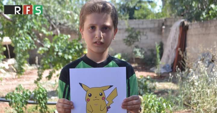 Powerful images show Syrian children asking to be ‘found’ like Pokémon