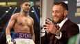 PIC: Amir Khan poses with UFC belt and teases Conor McGregor clash