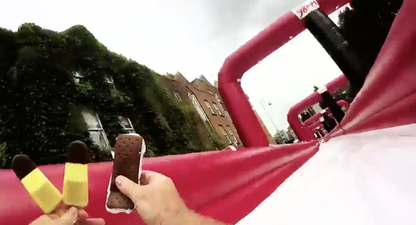 WATCH: The massive 98FM big slide home with HB ice cream in Dublin looks absolutely class