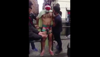 WATCH: Stag party play cruel but funny bungee jump prank on groom-to-be