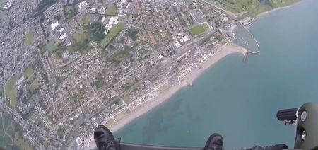 WATCH: Spectacular footage of the Black Knights parachuting into Bray