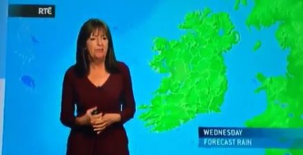 WATCH: Evelyn Cusack was badly let down by the graphics on the RTE Weather