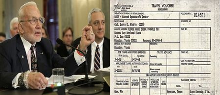 PICS: 47 years ago today, Buzz Aldrin submitted these travel expenses for his trip to the moon