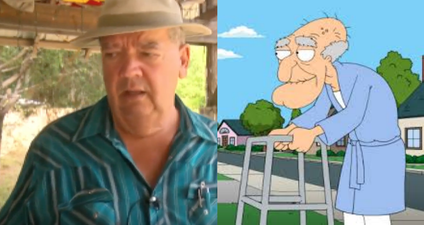WATCH: This man from a news report sounds EXACTLY like Herbert from Family Guy