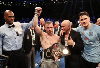 VIDEO: Carl Frampton’s incredible moment of victory as he’s named world champion
