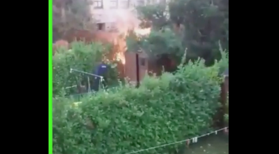 WATCH: A shed fire in Cork produced a moment of hilarity from a Garda