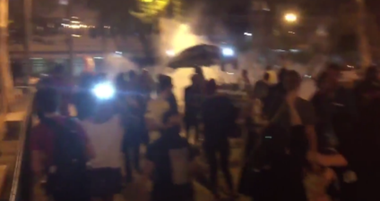 VIDEO: The tear-gas is out in Rio as protesters demonstrate against Brazilian government