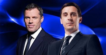 PICS: Gary Neville and Jamie Carragher mercilessly slag each other after Neville’s Sky return confirmed