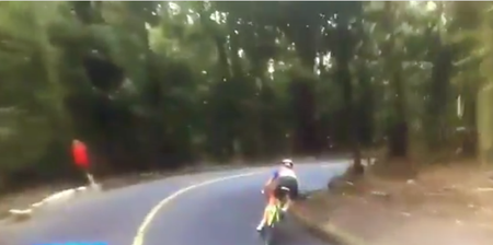 UPDATE: Cyclist at Olympic Road Race suffers horrific crash on descent