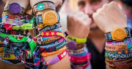 Proof of just how disgusting it can be if you never take off festival wristbands