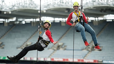 WATCH: We abseiled off Croke Park today for the ISPCC, and you can do it too