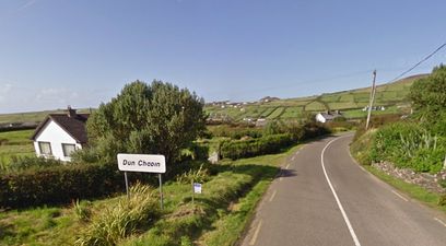 PIC: A Dublin driver in Kerry shows why you should never drive down a pedestrian path