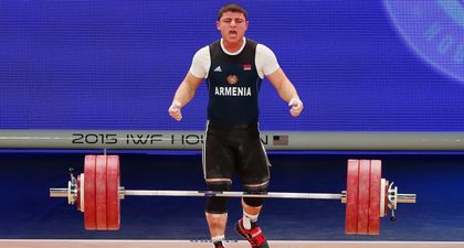 Armenian weightlifter suffers gruesome dislocated elbow at Olympics