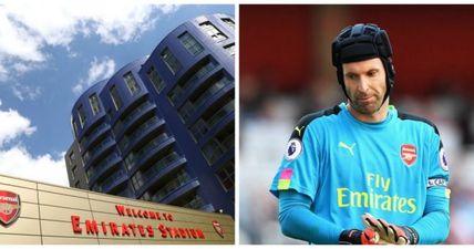 PIC: Petr Cech crashes his car an hour after Arsenal’s opening-day defeat to Liverpool