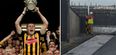 PIC: This Kilkenny fan might be the bravest man in Ireland after this stunt in Waterford