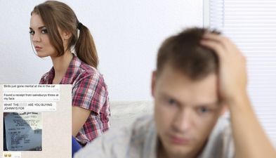 PIC: This girl found a receipt in her boyfriend’s car and was convinced he was cheating