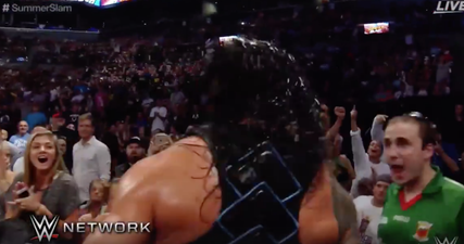 WATCH: Guy in Mayo jersey stands up to Roman Reigns at WWE SummerSlam