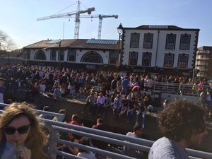 PICS: As expected, The Barge is rammed with people enjoying pints in the sunshine