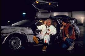 PIC: The Gardaí pulled over “Doc Brown” in his DeLorean on Tuesday morning and the picture is going viral