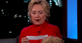 WATCH: Hillary Clinton read out Donald Trump quotes on Jimmy Kimmel last night