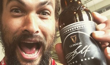 PICS: Jason Momoa (AKA Khal Drogo from Game of Thrones) REALLY enjoyed his trip to the Guinness Storehouse
