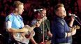 WATCH: James Corden performs cover of ‘Nothing Compares 2 U’ with Coldplay live in LA