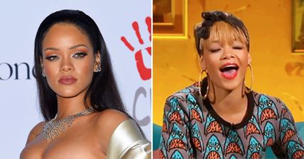 Rihanna may be the perfect woman… but she can’t wink like a normal human being