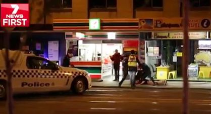 VIDEO: Drunken Irishman that’s wielding a meat cleaver is arrested in Australia