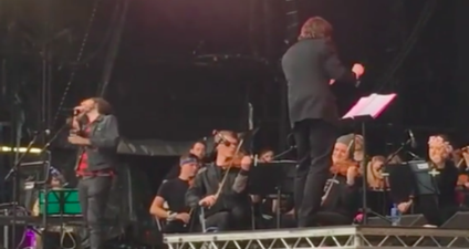 WATCH: Hozier just made a surprise appearance on the EP main stage with a David Bowie tribute