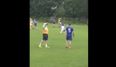 WATCH: Goalkeeper in Junior GAA game in Leitrim kicks a point from a ’45, does cartwheel to celebrate