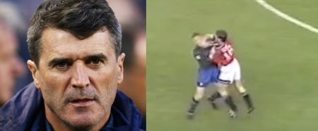 WATCH: Roy Keane boxing the head off this footballer was apparently a nostalgic memory