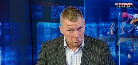 VIDEO: An awkward, innuendo-filled moment from At The Races this evening