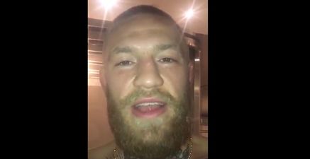 WATCH: Conor McGregor has a message for his fans and coach ahead of The Late Late Show