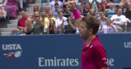 WATCH: One of the greatest points ever as Stan Wawrinka shocks Novak Djokovic in US Open final