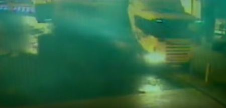 VIDEO: CCTV footage released of speeding runaway lorry in Derry