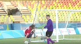 WATCH: Ireland’s goalie absolutely decked a Team GB player in the Paralympics soccer last night