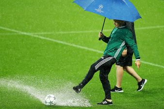 VIDEO: With conditions like this, it’s no wonder Man City v Borussia Mönchengladbach was called off