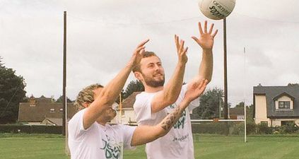Dublin footballer and former Mayo star take on ‘Crossbar Challenge’ to launch GOAL Jersey Day