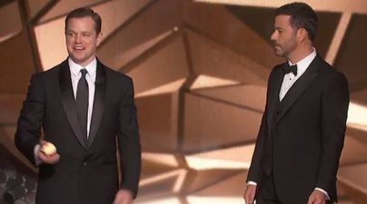 WATCH: Matt Damon mortified Jimmy Kimmel at the Emmys as their funny rivalry continues