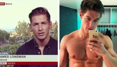 PICS: This absolutely ripped news reporter is causing a stir online