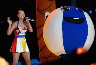 Katy Perry stripped naked in an attempt to get Americans to vote this November