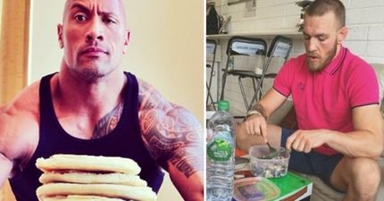 Here’s how the diets of Conor McGregor and The Rock compare to 20 other famous faces