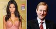 Enda Kenny has joked about Kim Kardashian’s robbery in Paris