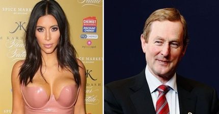 Enda Kenny has joked about Kim Kardashian’s robbery in Paris