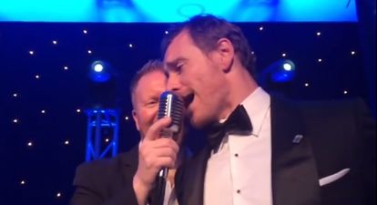 WATCH: Michael Fassbender sings an Elvis song at an event in his honour in Killarney