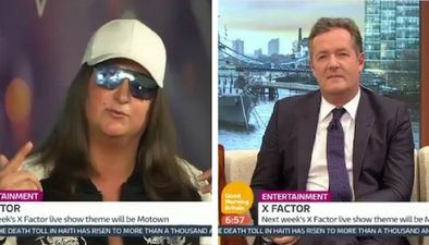 Piers Morgan was left utterly speechless with this bizarre Honey G rap about him