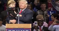 WATCH: Crowd goes wild as Donald Trump brings baby-Trump out on stage