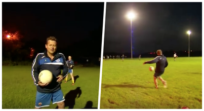 WATCH: This BBC presenter tried out Gaelic Football, and he loved it